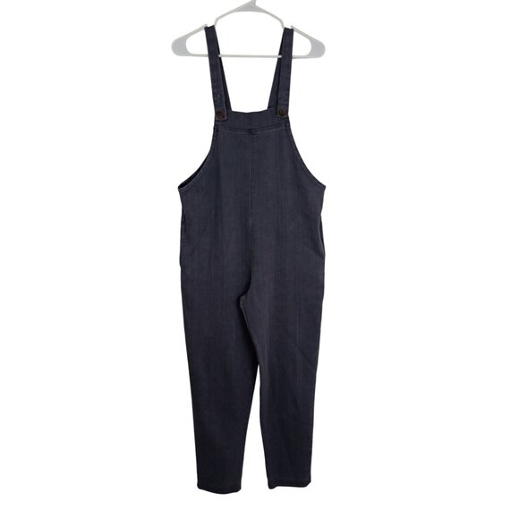 Sozy Overalls Soft Cozy Womens S Gray Adjustable Straps Side Pockets - Picture 2 of 10